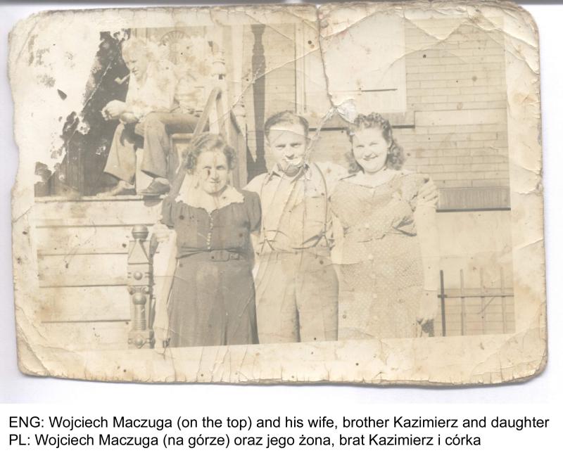 Wojciech_Maczuga_with_brother_Kazimierz_wife_and_daughter_front.JPG